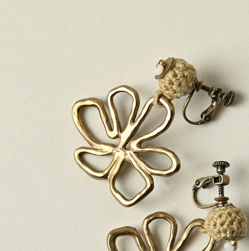 45R Flower Earrings - Image 6