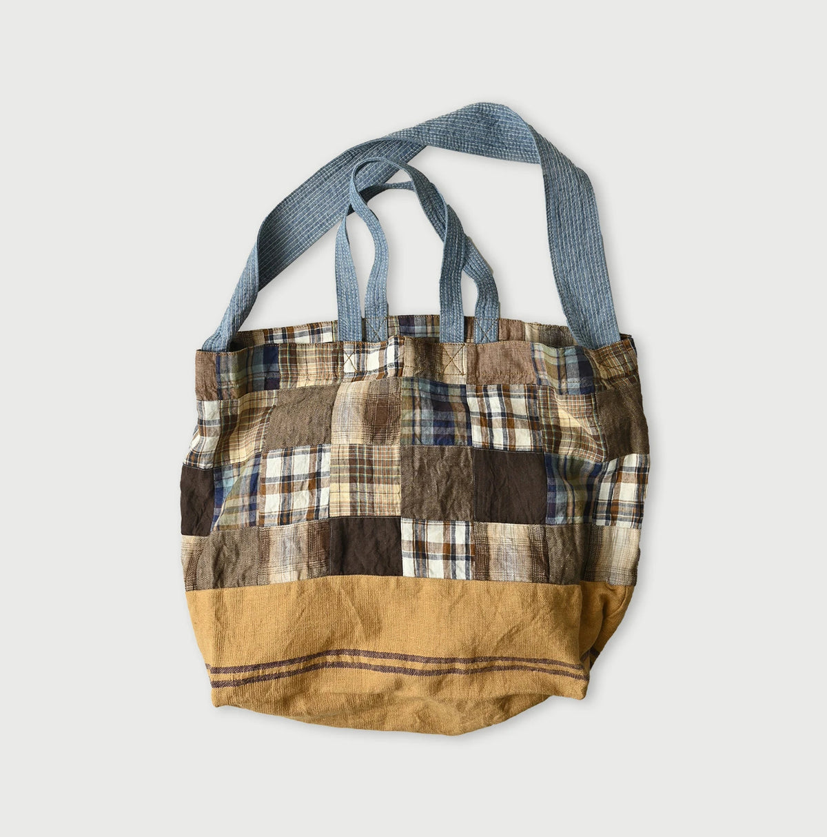 45R Linen Patchwork Tote Bag