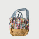 45R Linen Patchwork Tote Bag