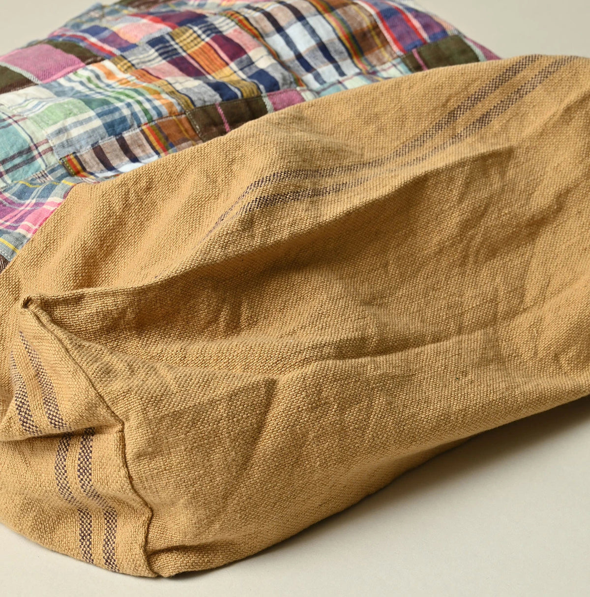 45R Linen Patchwork Tote Bag