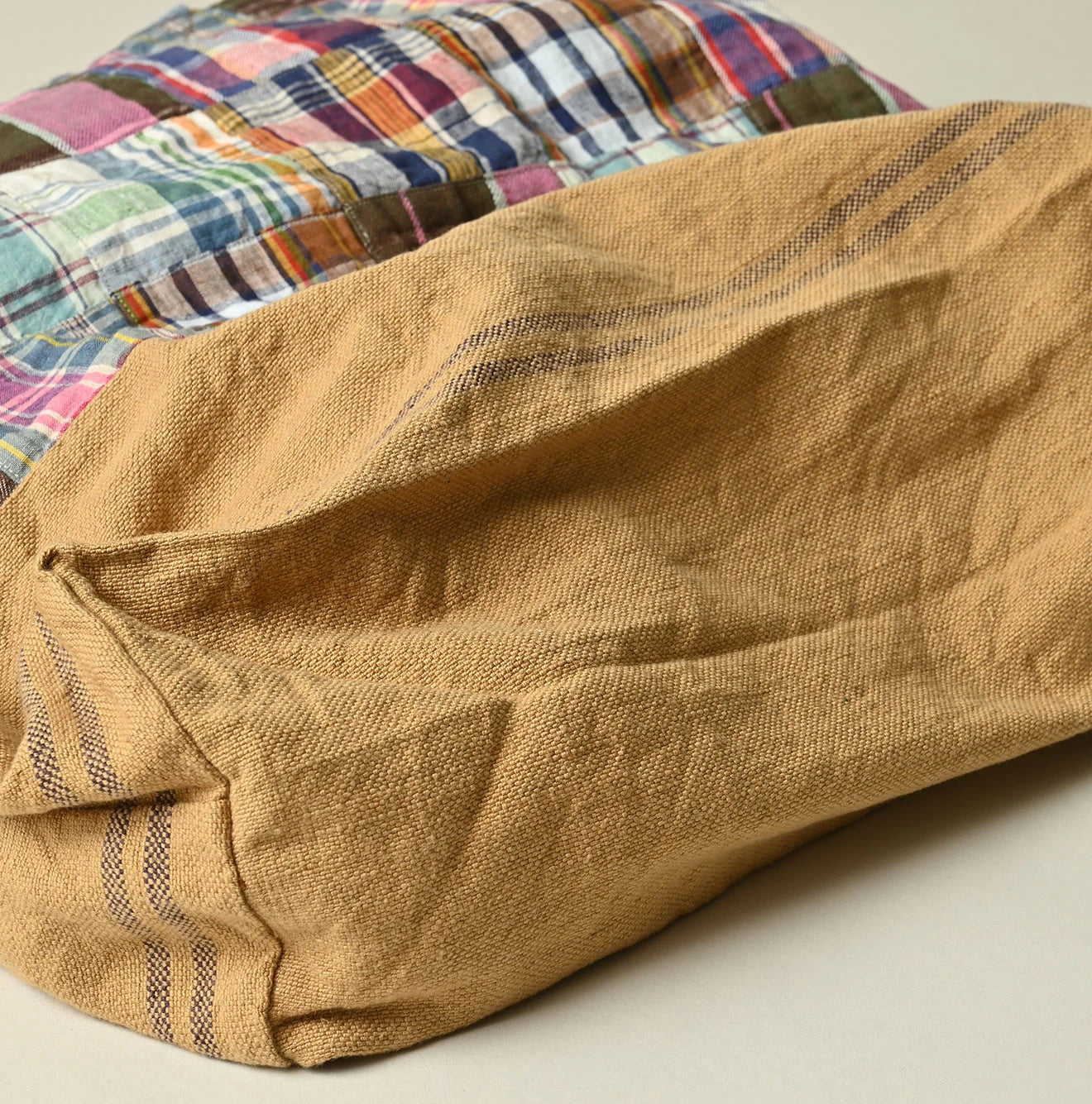 45R Linen Patchwork Tote Bag