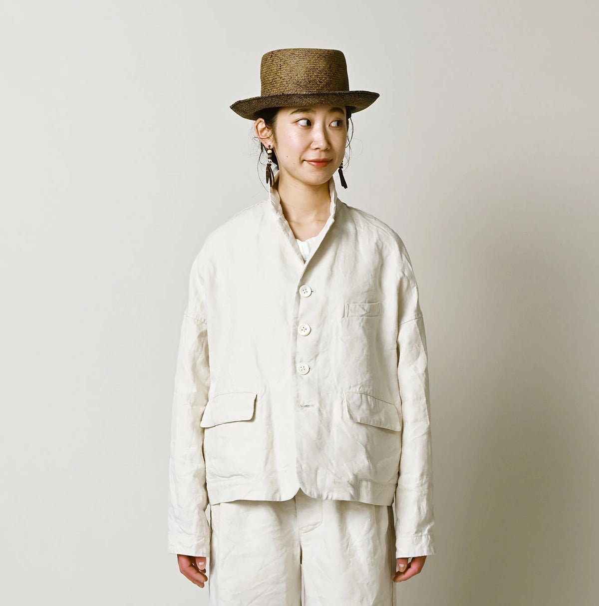 45R Linen 908 Uma Jacket