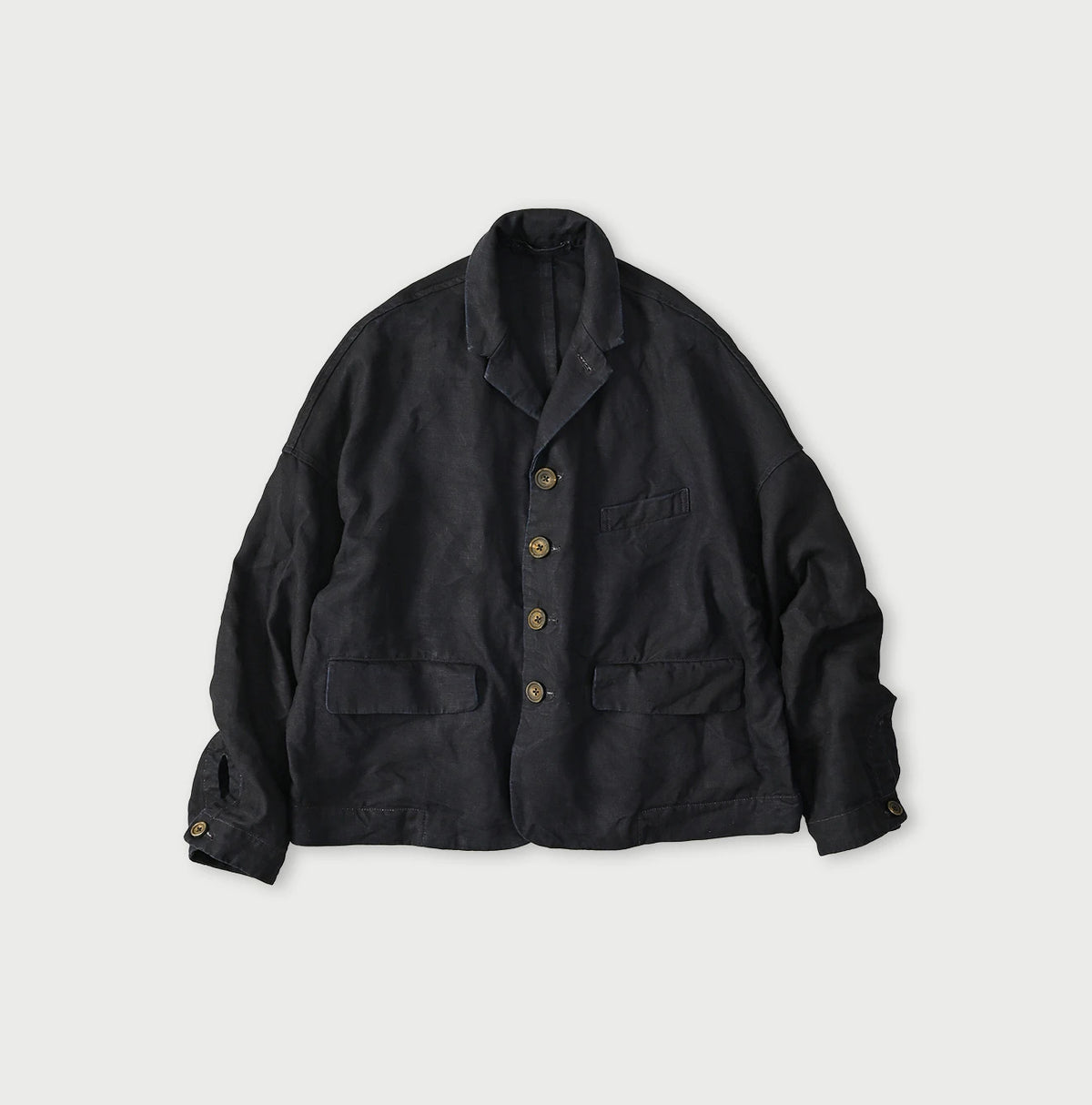 45R Indigo Linen 908 Uma Jacket