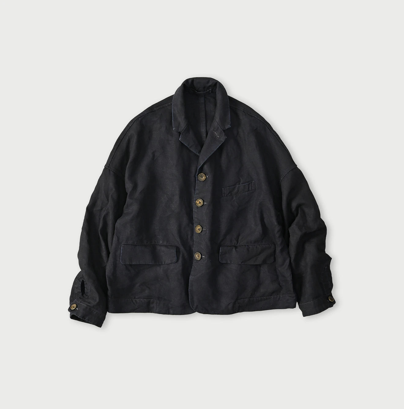 45R Indigo Linen 908 Uma Jacket - Image 1