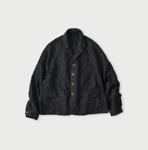45R Indigo Linen 908 Uma Jacket