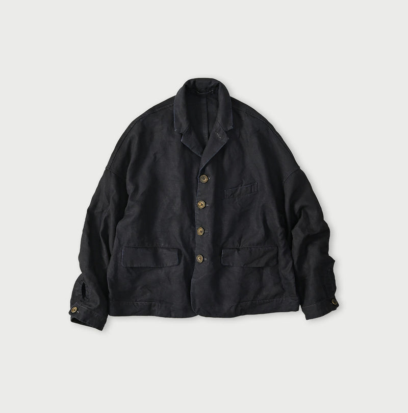 45R Indigo Linen 908 Uma Jacket - Image 1