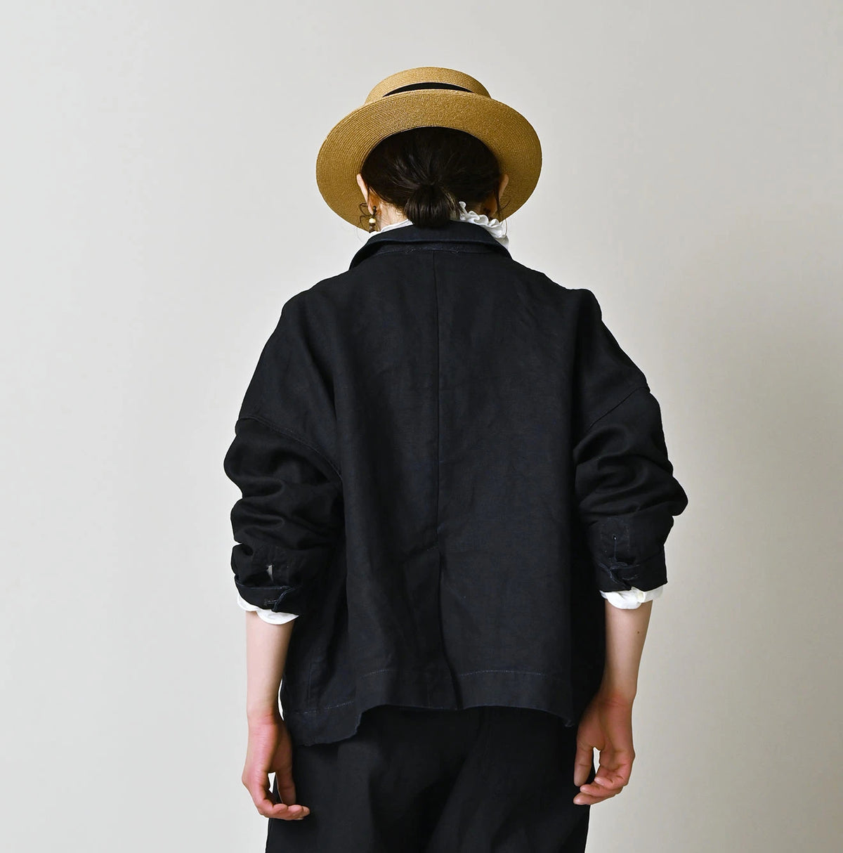 45R Indigo Linen 908 Uma Jacket