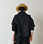 45R Indigo Linen 908 Uma Jacket