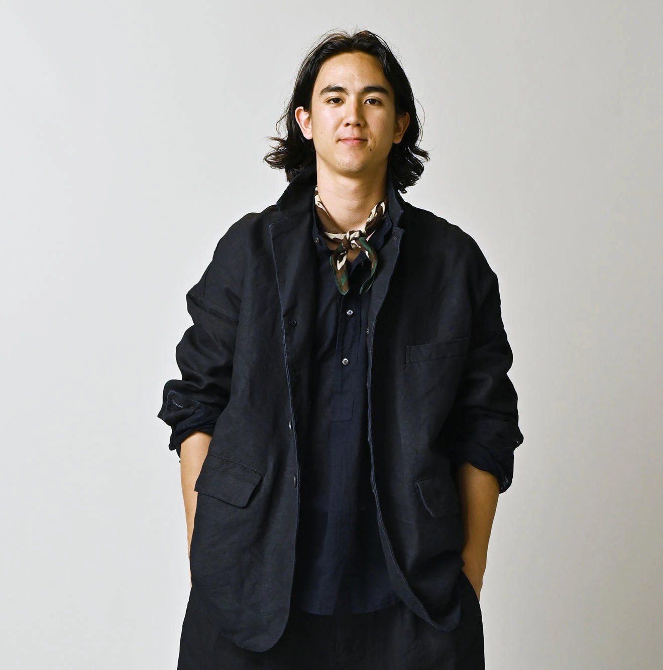 45R Indigo Linen 908 Uma Jacket - Image 8