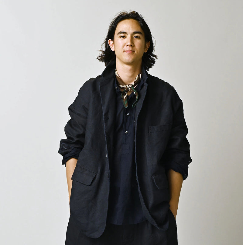 45R Indigo Linen 908 Uma Jacket - Image 8