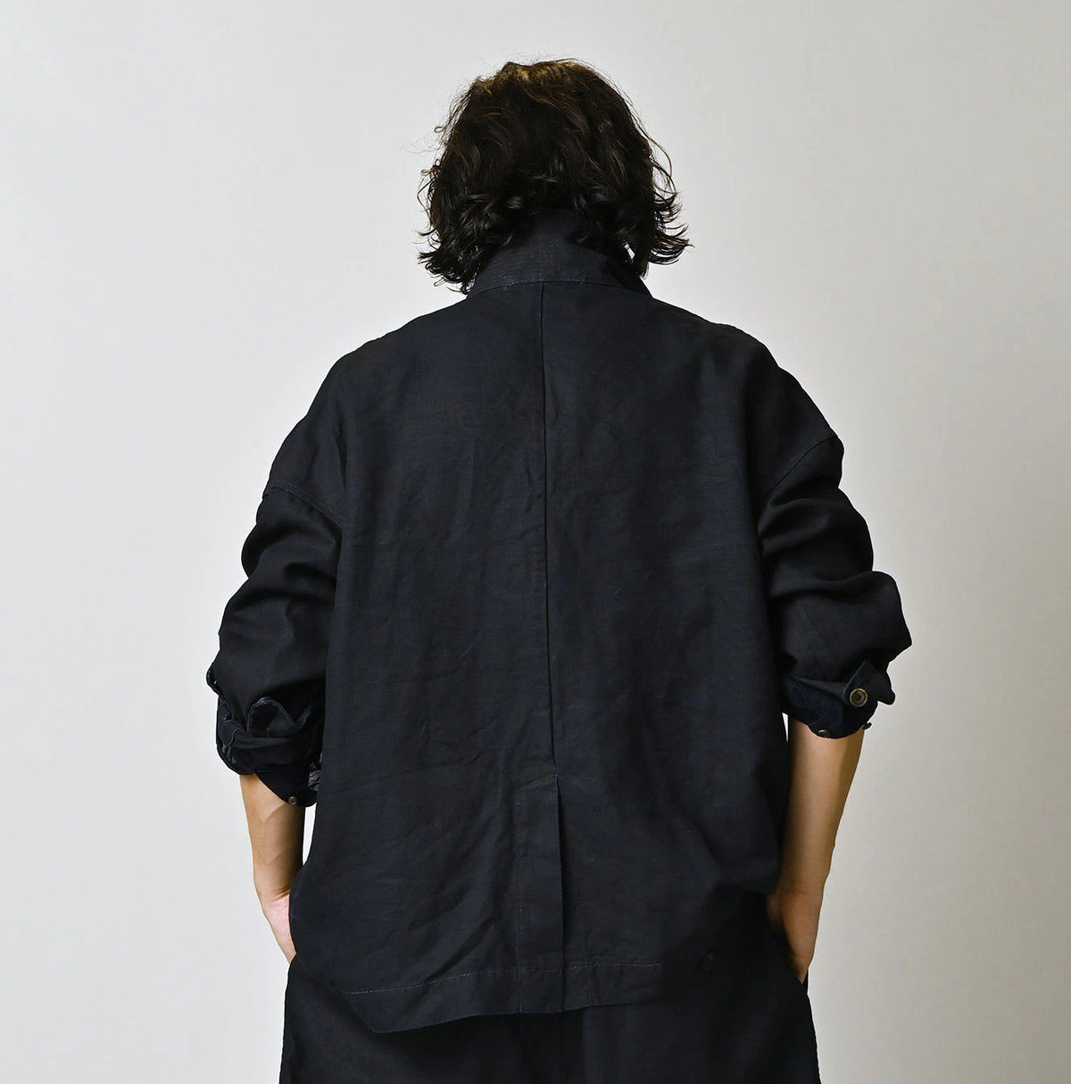 45R Indigo Linen 908 Uma Jacket