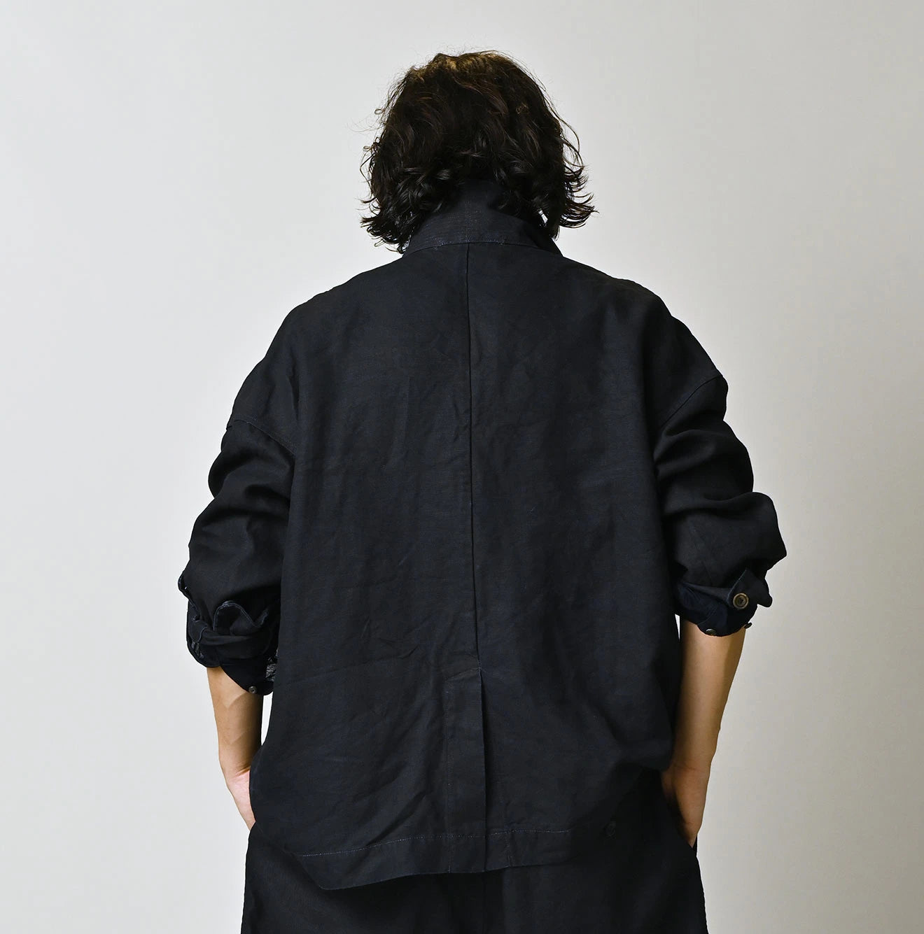 45R Indigo Linen 908 Uma Jacket - Image 10