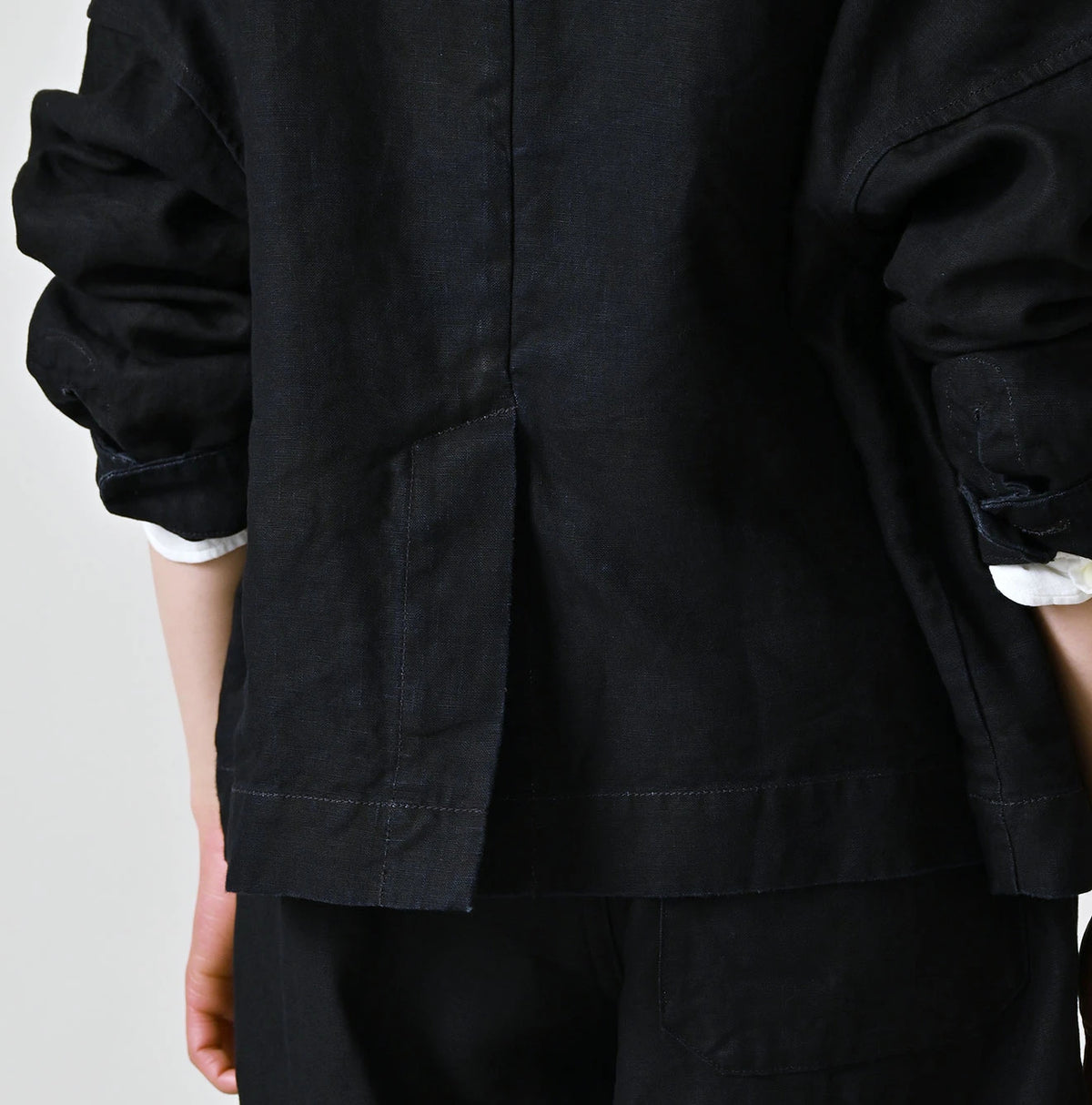45R Indigo Linen 908 Uma Jacket