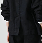 45R Indigo Linen 908 Uma Jacket