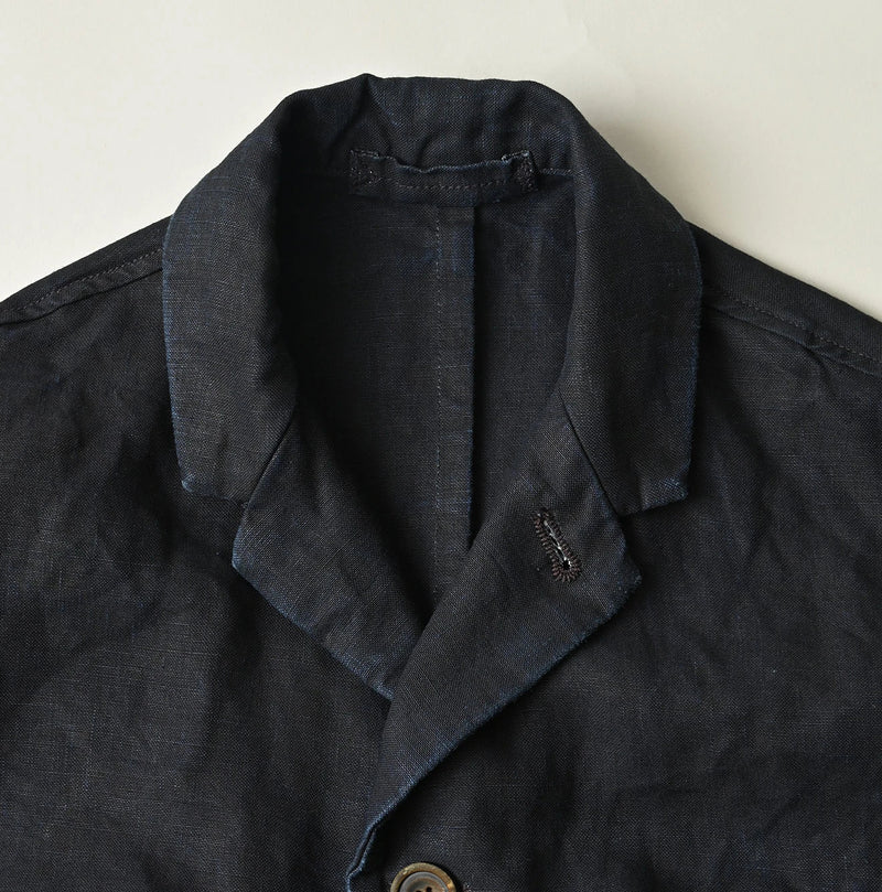 45R Indigo Linen 908 Uma Jacket - Image 18