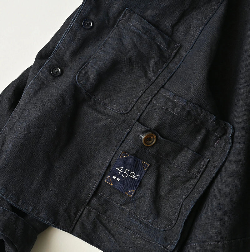 45R Indigo Linen 908 Uma Jacket - Image 23