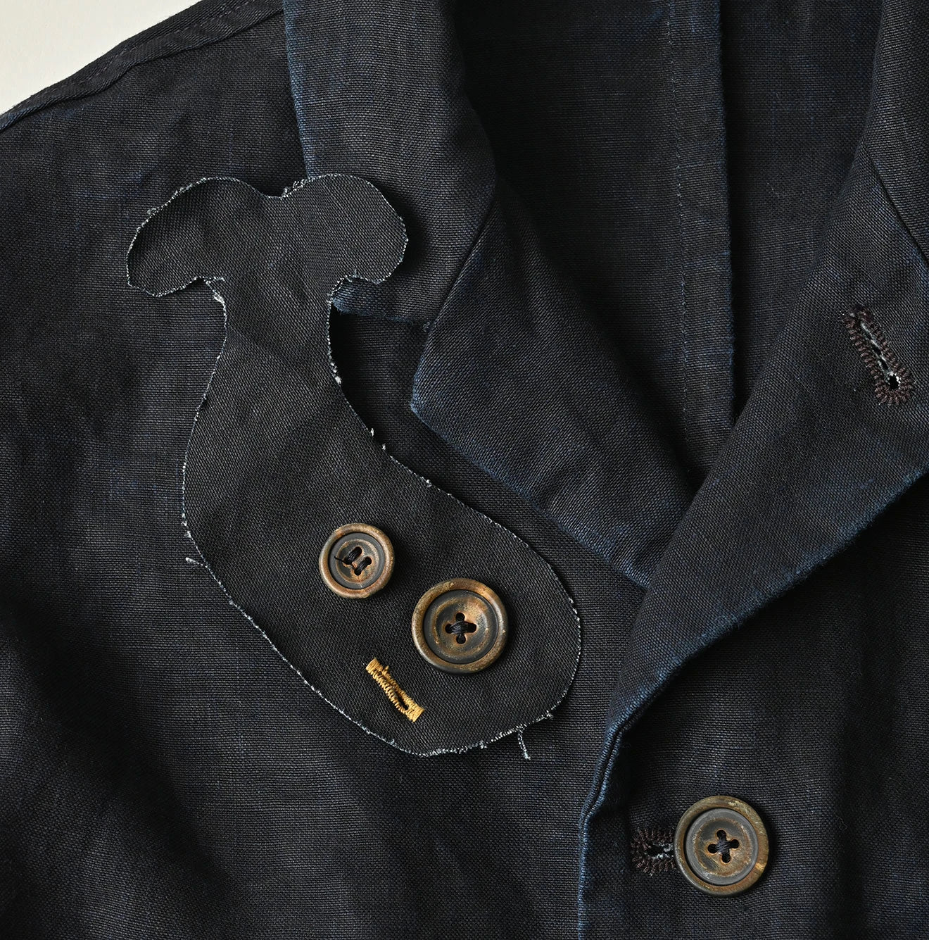 45R Indigo Linen 908 Uma Jacket