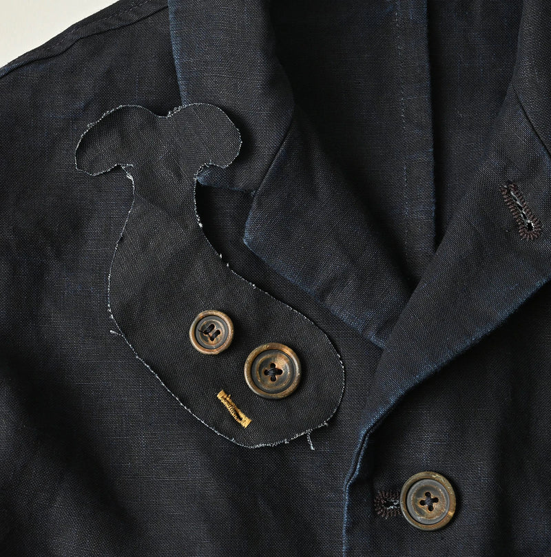 45R Indigo Linen 908 Uma Jacket - Image 24