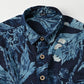 45R Indigo 908 Eastern Aloha Ocean Petit Collar Pullover Shirt