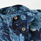 45R Indigo 908 Eastern Aloha Ocean Petit Collar Pullover Shirt