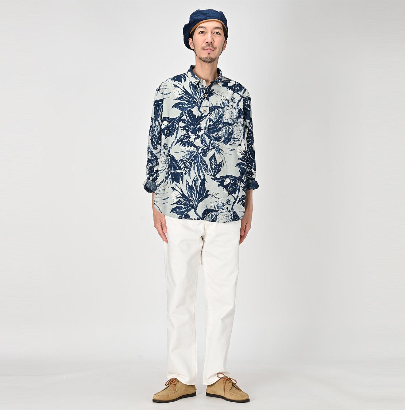 トップス 40s 50s EURO pullovershirt indigo dyeing 40s 50s EURO pullovershirt indigo dyeing