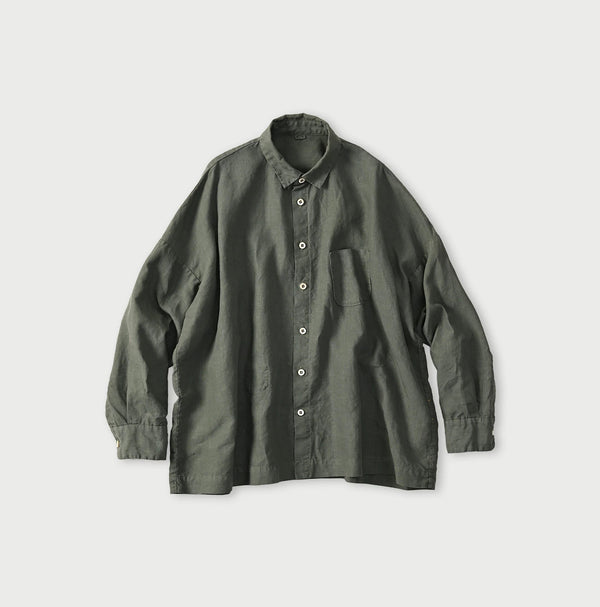 45R Linen Plain Weave 908 Uma-Shirt