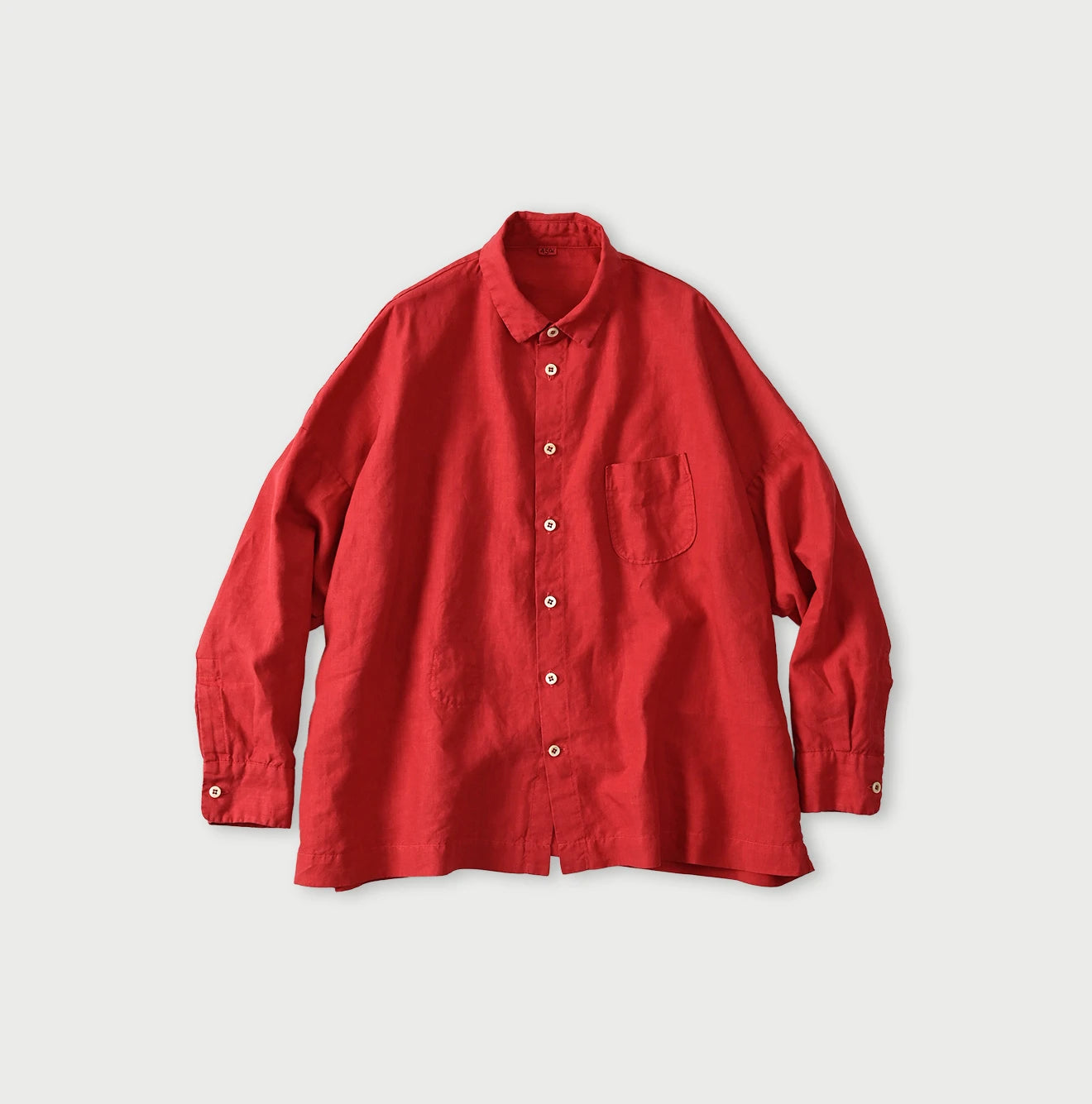 45R Linen Plain Weave 908 Uma-Shirt - Image 3