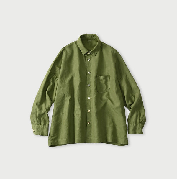 45R Linen Plain Weave 908 Uma-Shirt