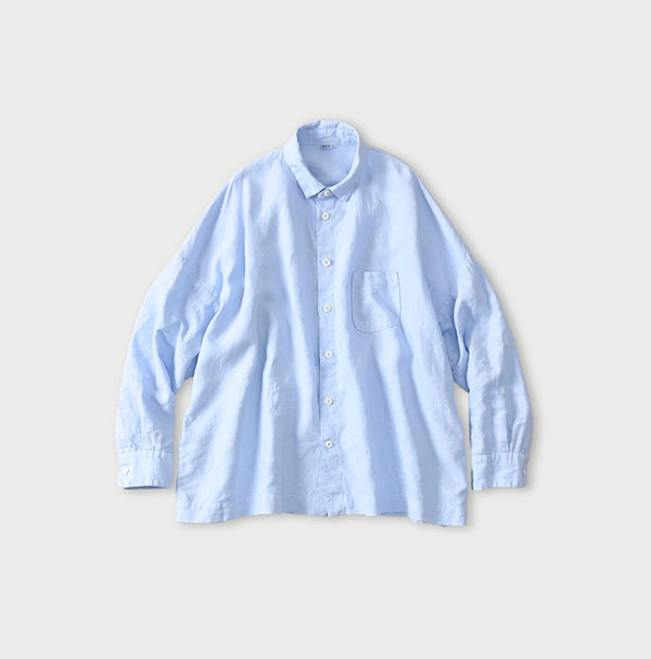 45R Linen Plain Weave 908 Uma-Shirt