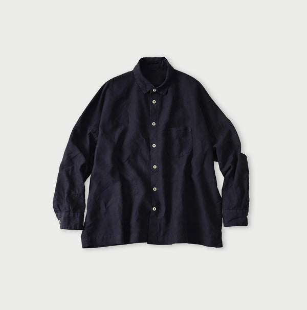 45R Linen Plain Weave 908 Uma-Shirt