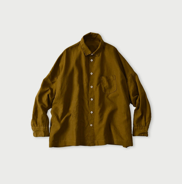45R Linen Plain Weave 908 Uma-Shirt