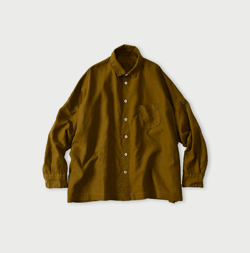 45R Linen Plain Weave 908 Uma-Shirt - Image 8