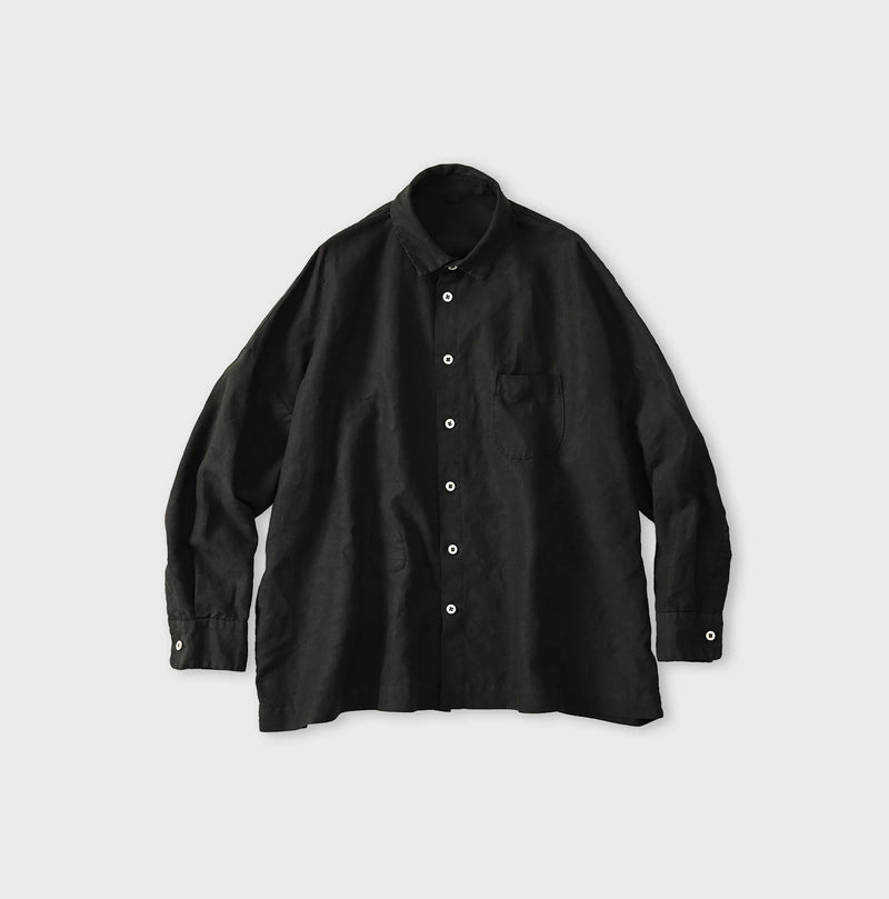 45R Linen Plain Weave 908 Uma-Shirt - Image 9