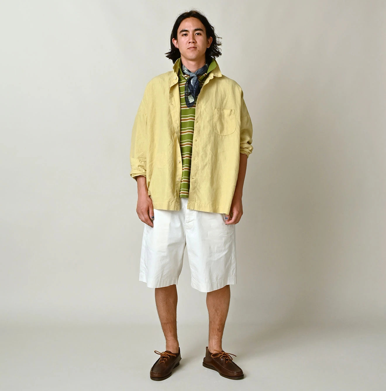 45R Linen Plain Weave 908 Uma-Shirt - Image 12