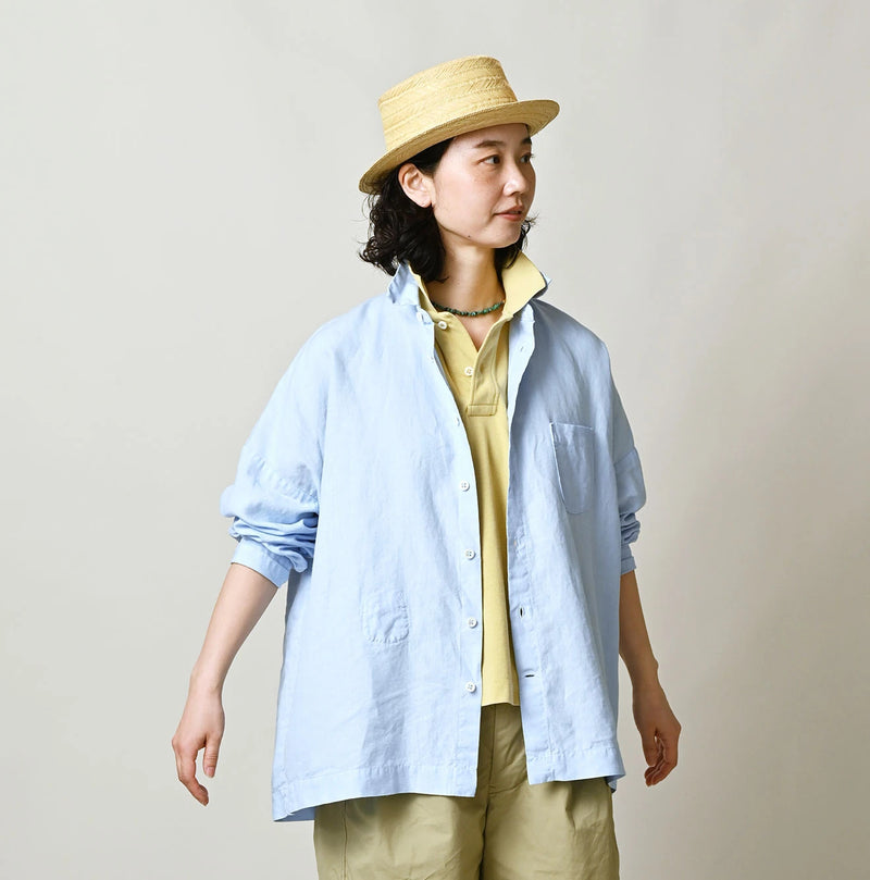 45R Linen Plain Weave 908 Uma-Shirt - Image 13