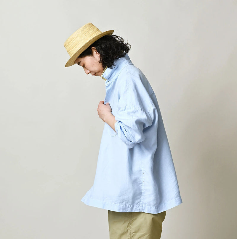 45R Linen Plain Weave 908 Uma-Shirt - Image 14