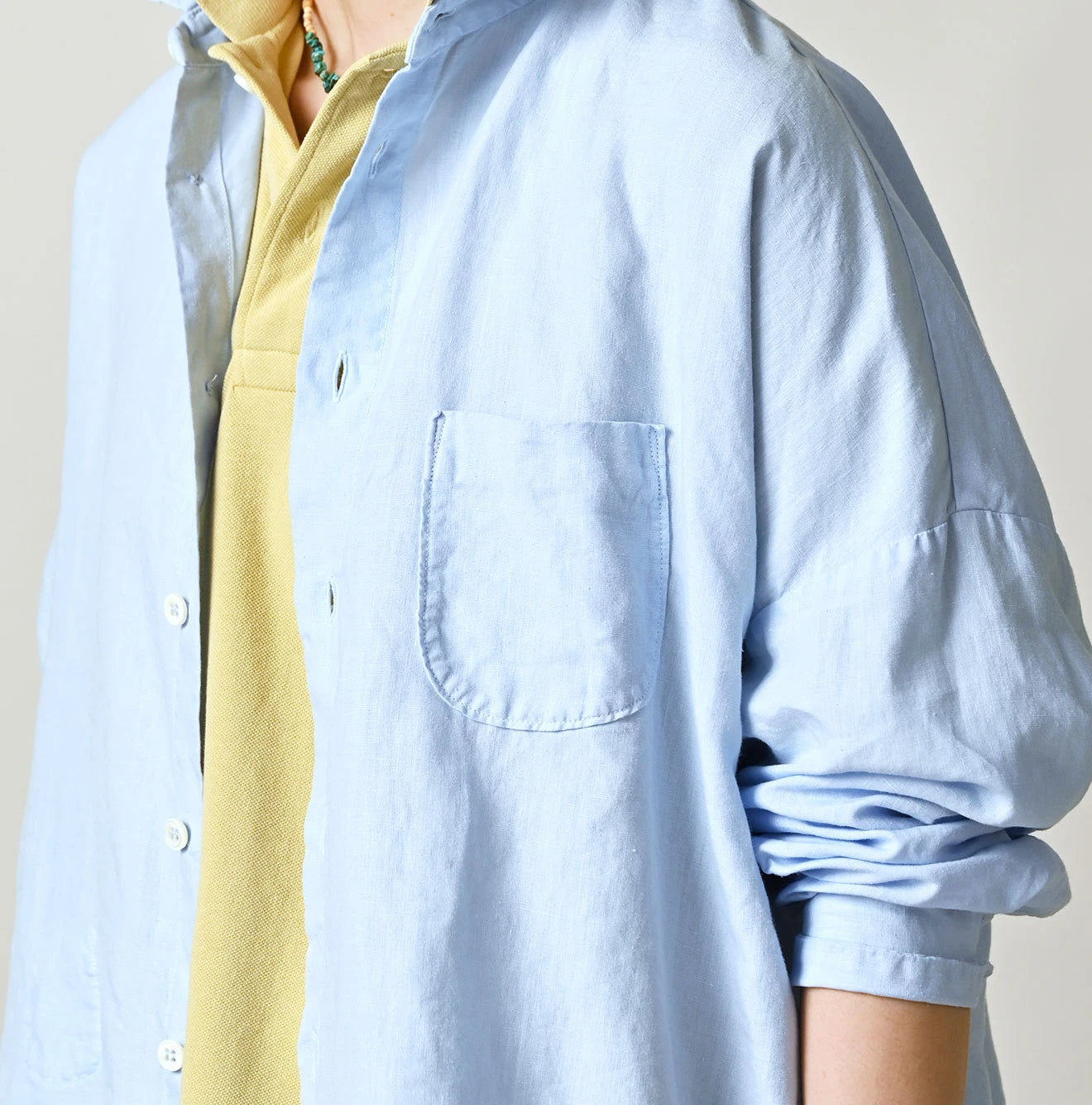 45R Linen Plain Weave 908 Uma-Shirt - Image 20