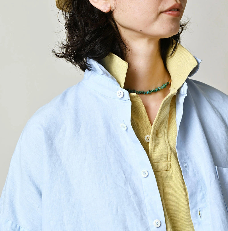 45R Linen Plain Weave 908 Uma-Shirt - Image 21