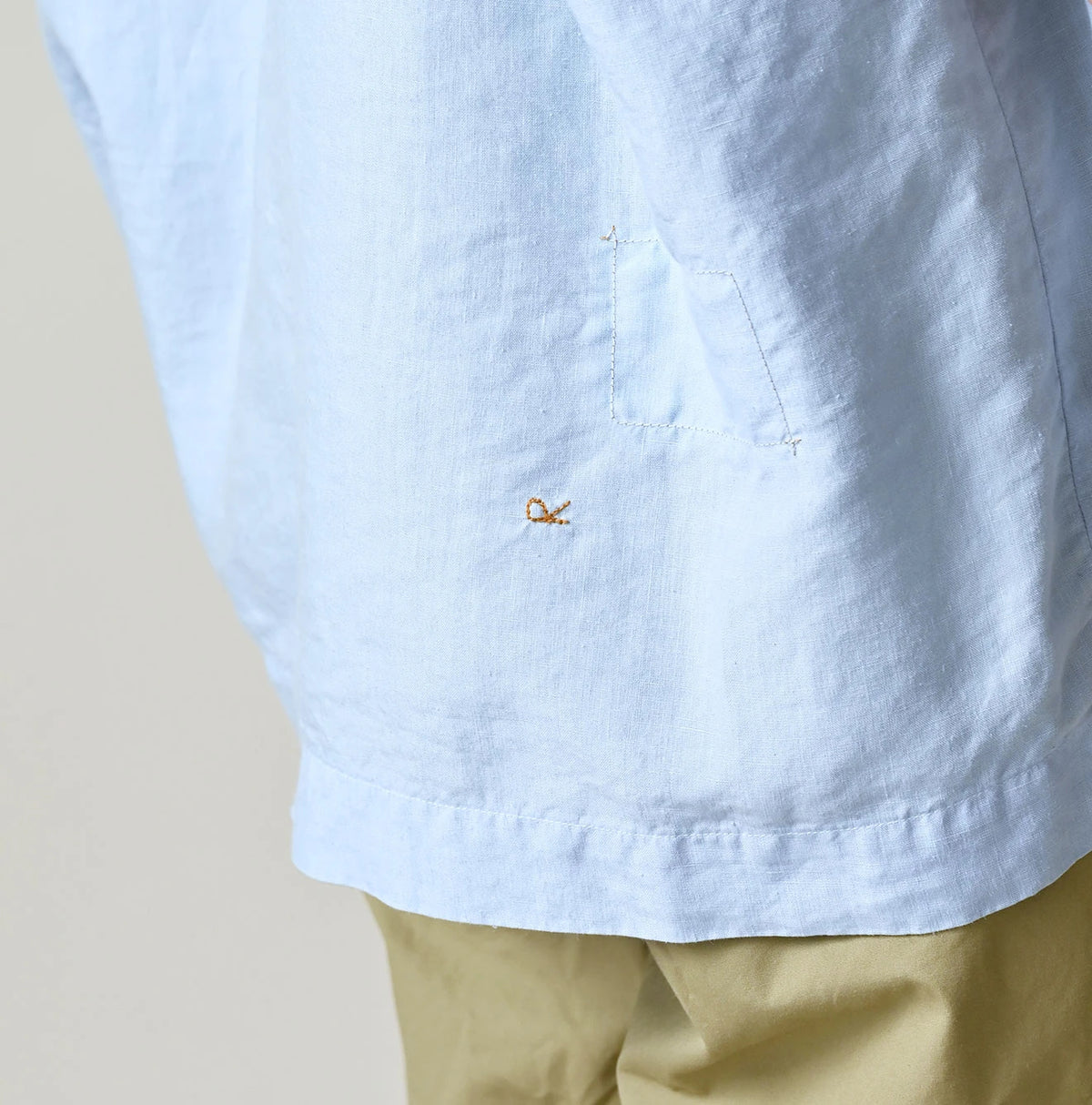 45R Linen Plain Weave 908 Uma-Shirt