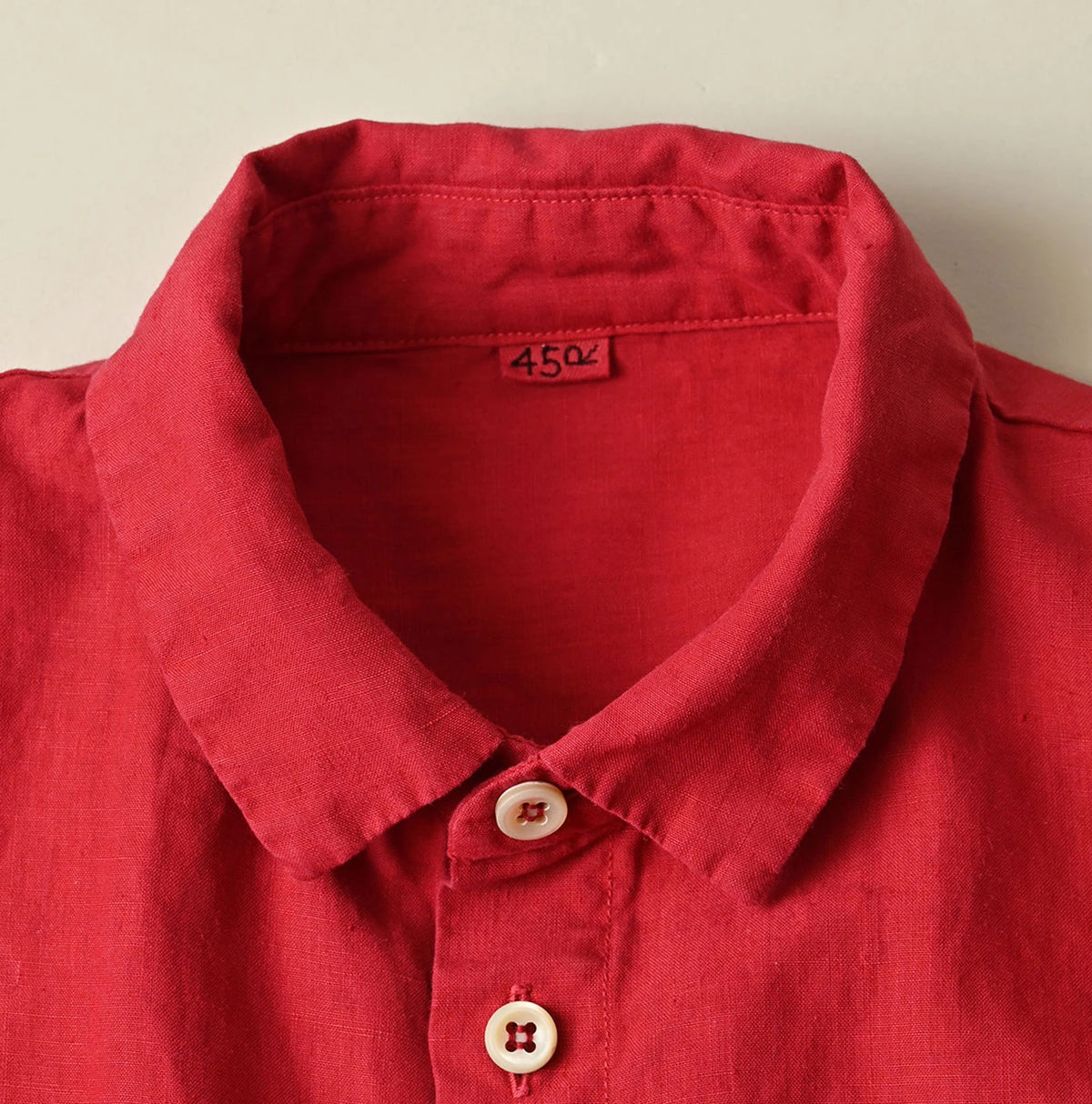 45R Linen Plain Weave 908 Uma-Shirt