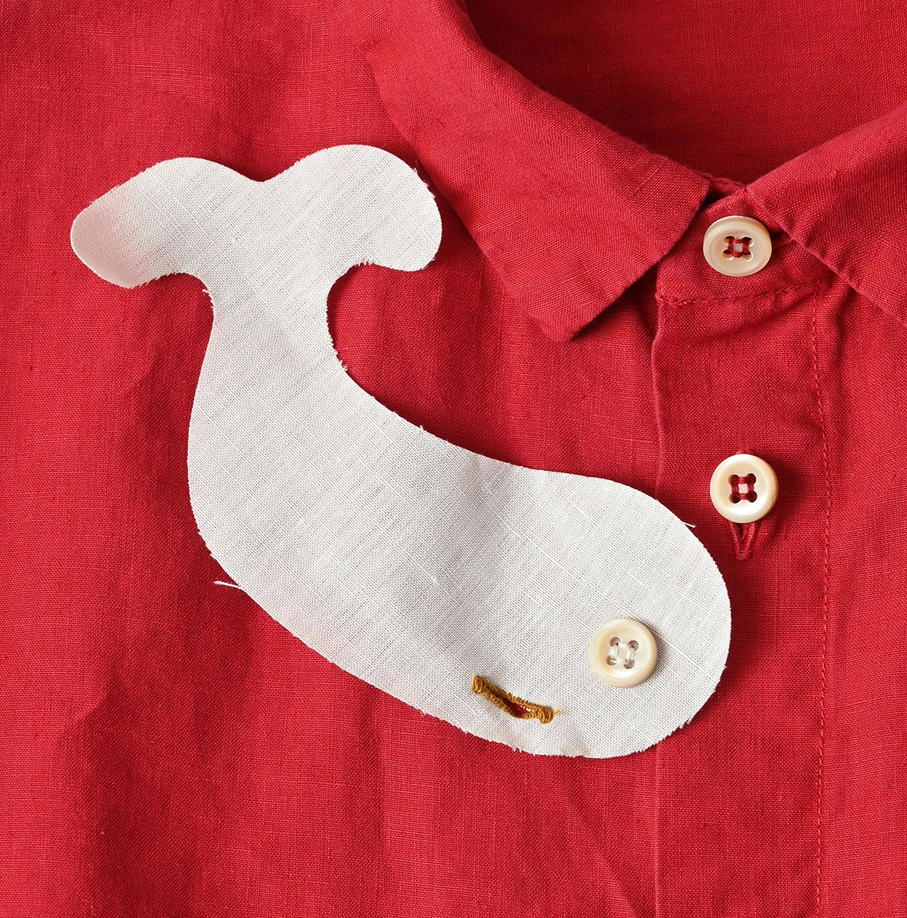 45R Linen Plain Weave 908 Uma-Shirt