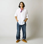 45R 45 Gauze 908 Henley Shirt
