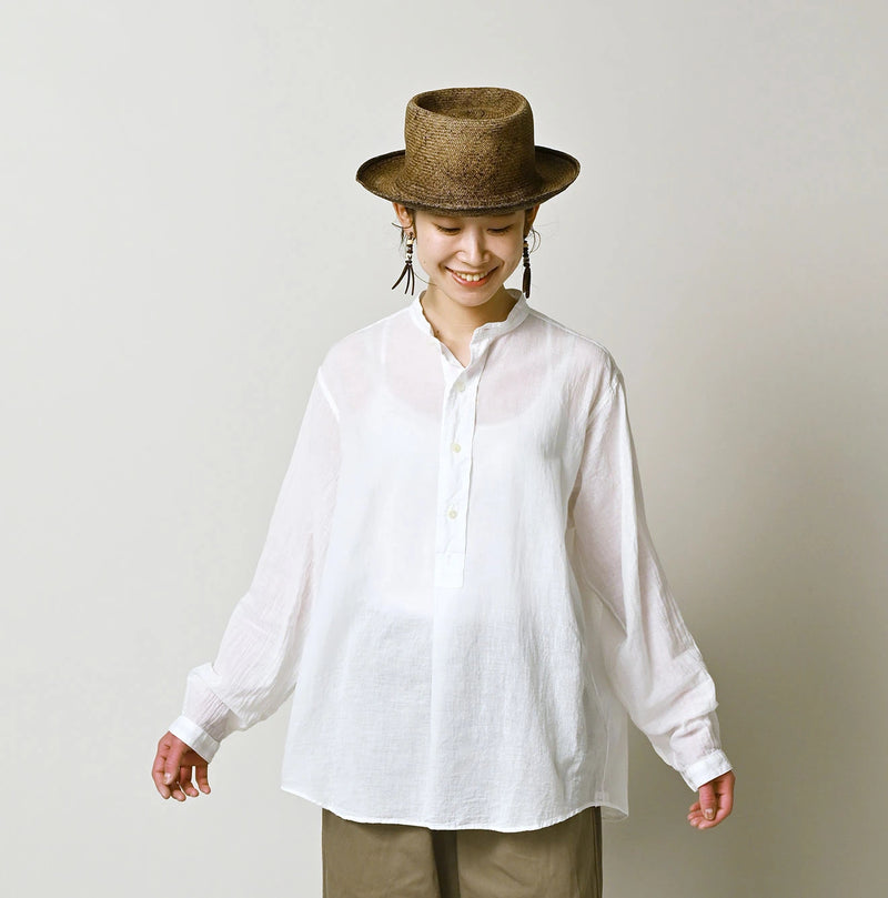 45R 45 Gauze 908 Henley Shirt - Image 7