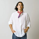 45R 45 Gauze 908 Henley Shirt