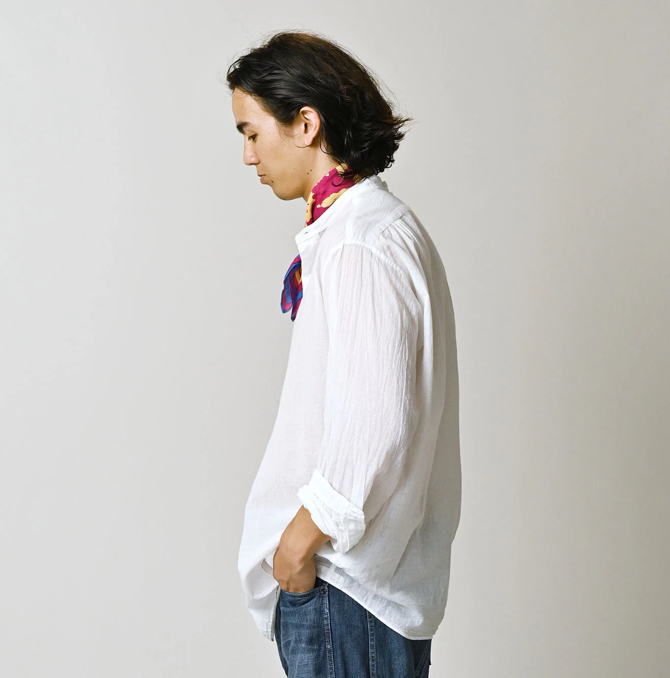 45R 45 Gauze 908 Henley Shirt - Image 9