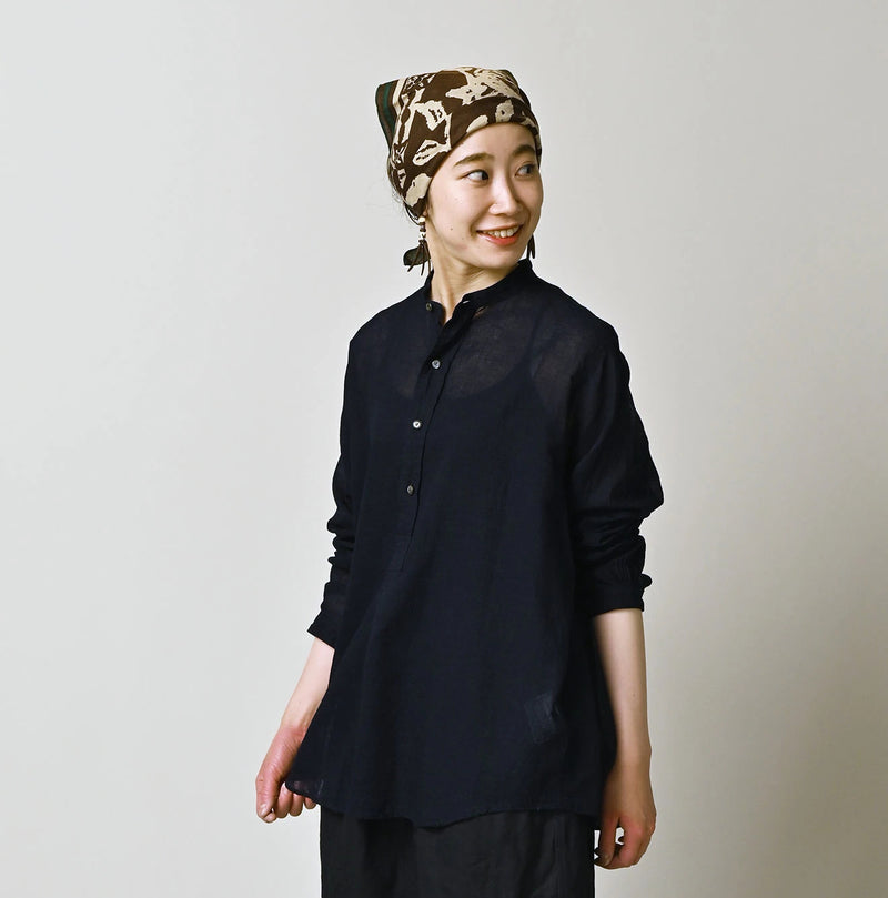 45R 45 Gauze 908 Henley Shirt - Image 5