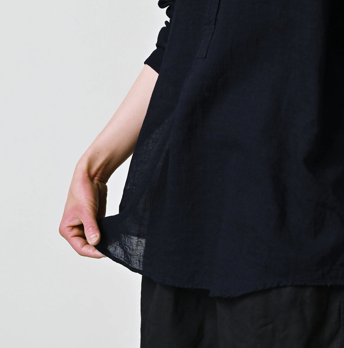 45R 45 Gauze 908 Henley Shirt
