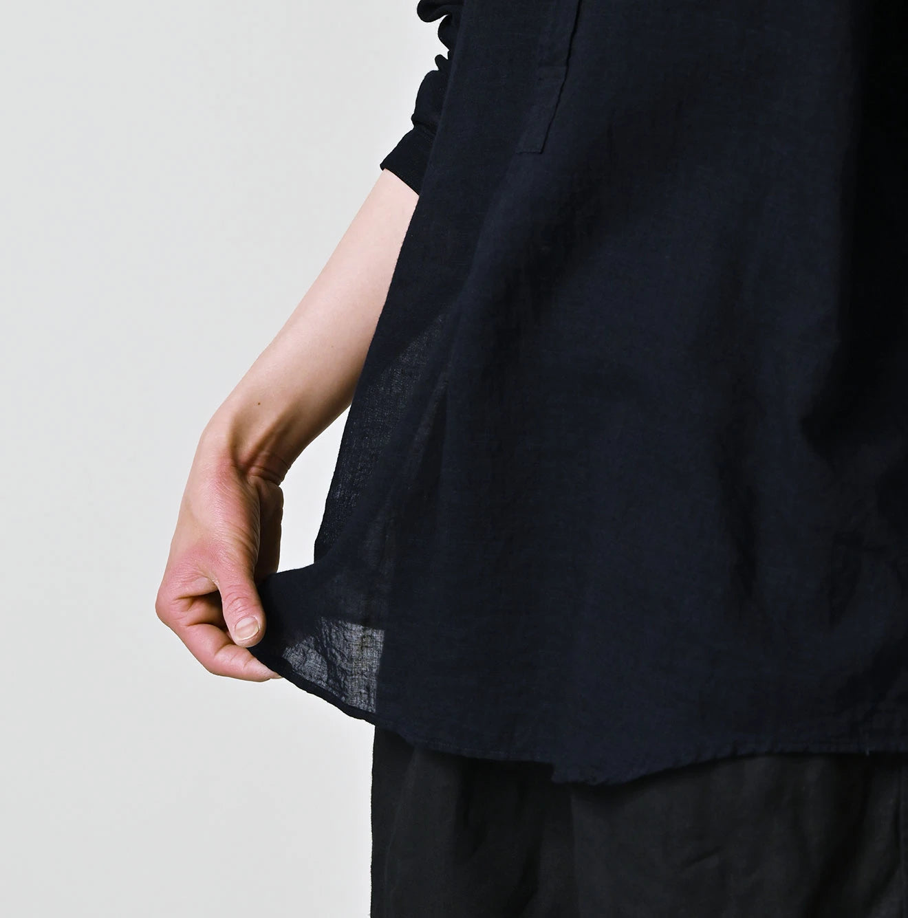 45R 45 Gauze 908 Henley Shirt - Image 12