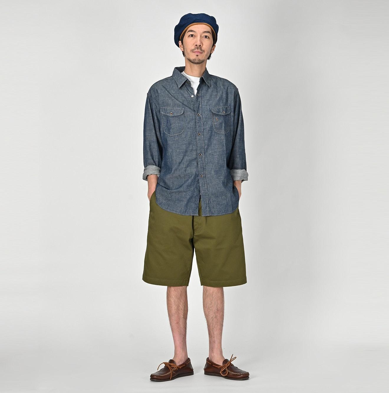Chino 908 Poppo Short Pants - 45R by 45rpm studio - Image 2