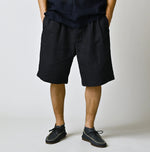 45R Indigo Linen 908 Pegtop Shorts